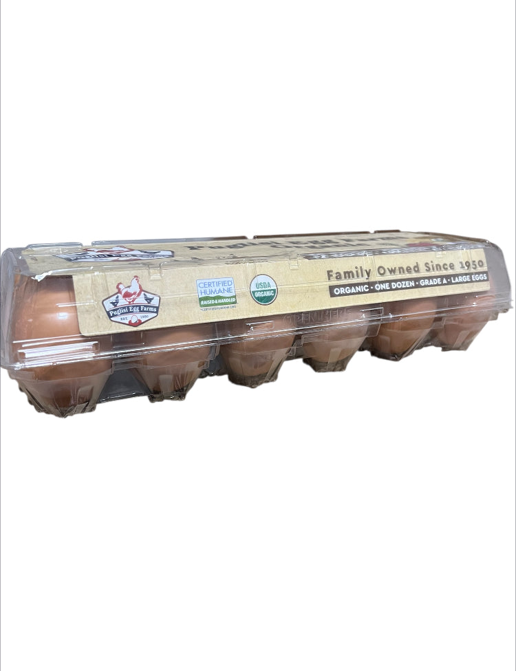 Organic eggs
