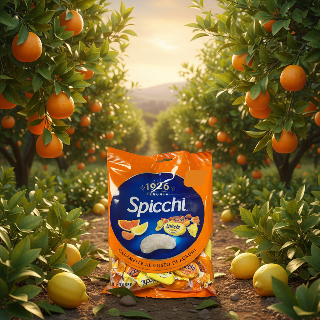 caramelle al gusto di agrumi