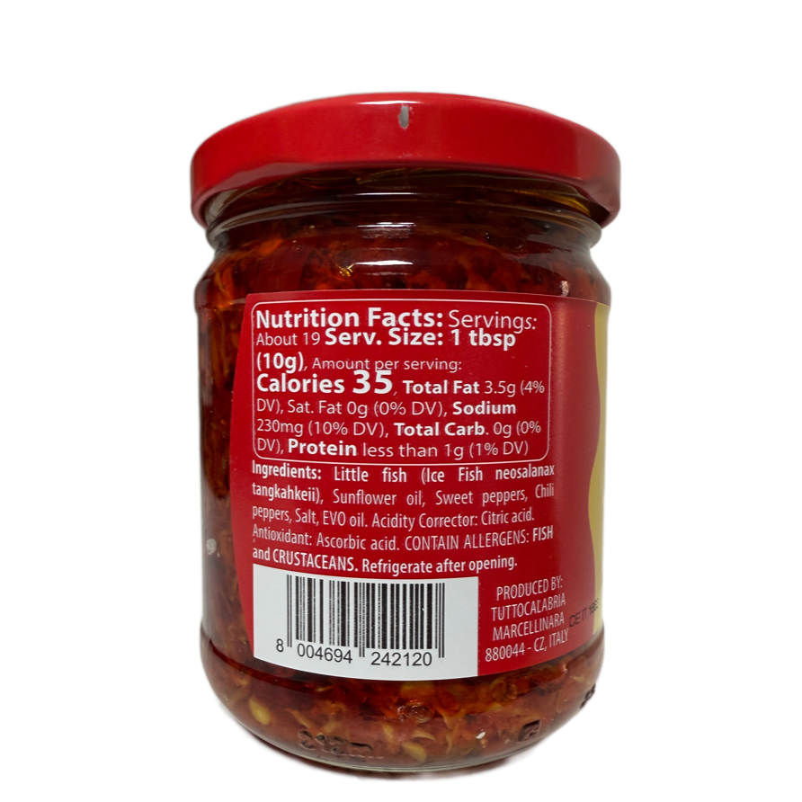 medeterranean tiny fish in spicy oil