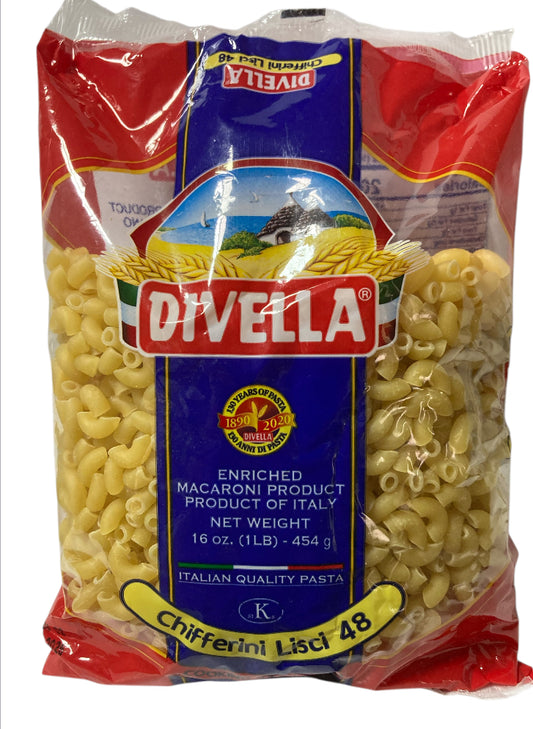 Pasta Divella chifferini  lisci #48