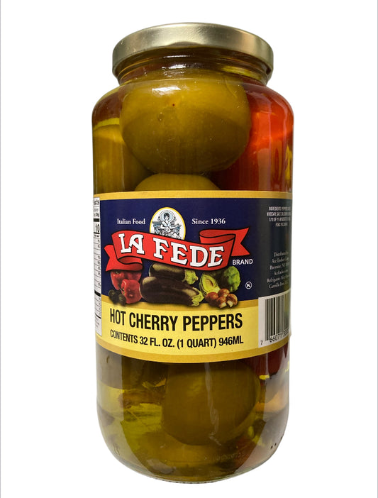 Hot cherry peppers