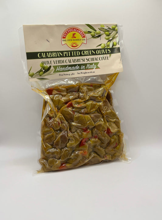 Calabrian Pitted Green Olives