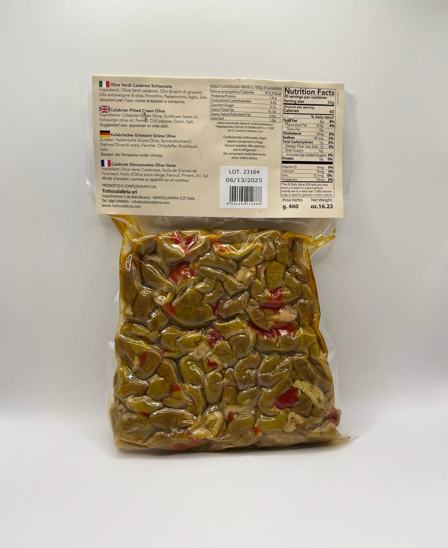 Calabrian Pitted Green Olives