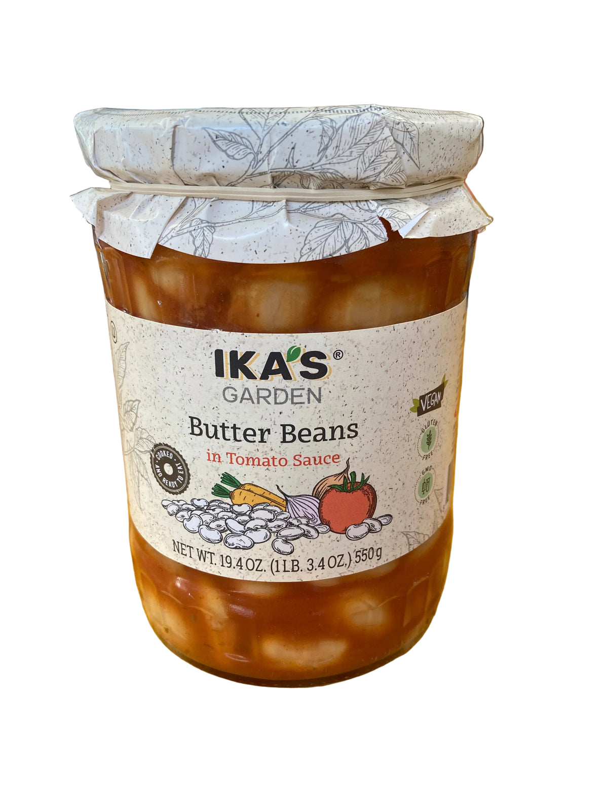 Ika’s Garden- butter beans in tomato sauce